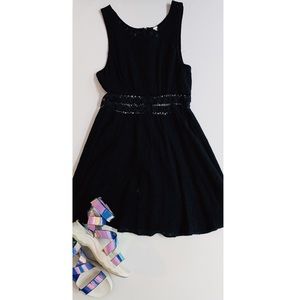 Free people daisy cutout mini dress